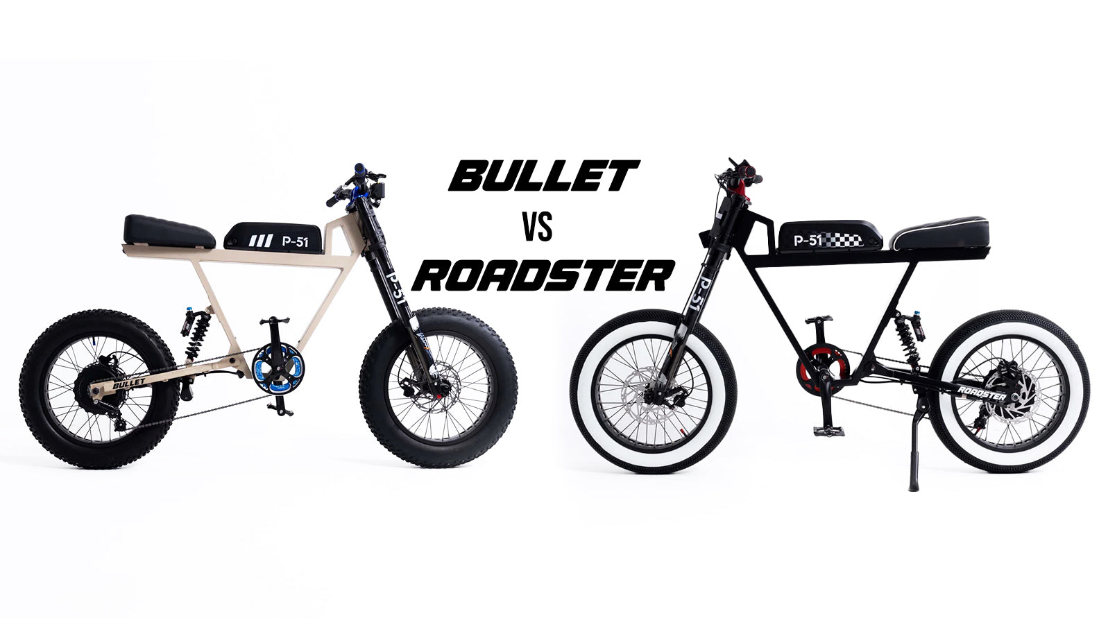 Bullet VS. Roadster – E-Bikes Designed for the Ride