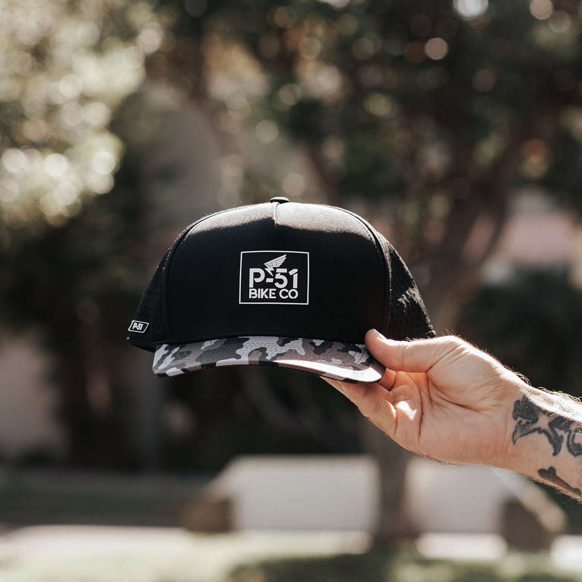 P-51 Electric Bike Company - P-51 Camo Hat